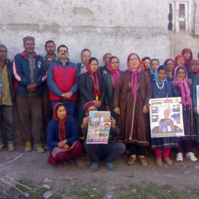DC visits Lahaul villages for voters awareness