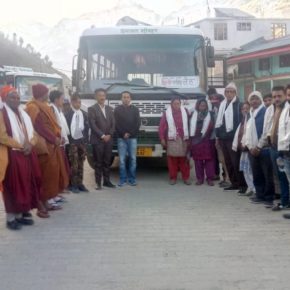 Leh – New Delhi bus service resumes after nine months