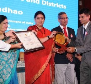 Mandi district gets awarded at National level