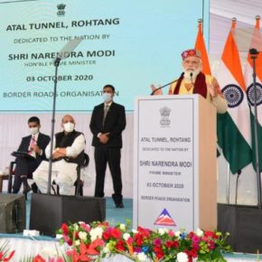 Prime Minister Narendra Modi inaugurates Atal Tunnel