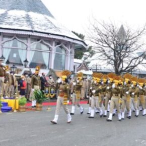 Governor unfurls National Flag on the Republic Day function at Shimla