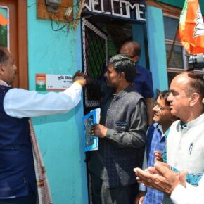 CM Jai Ram Thakur exhorts party workers on BJP’s Foundation Day in his Assembly Constituency