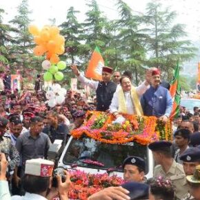 JP Nadda attends samman samaroh in Kullu