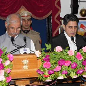 Justice Amjad A Sayed sworn in  Chief Justice of Himachal High Court