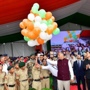 CM announces to release first installment of arrears to state government employees on 76th Independence Day function at Sarahan