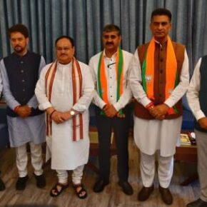 In a major jolt to Congress party two Congress MLAs join BJP