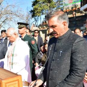 Sukhvinder Singh ‘Sukhu’ and Mukesh Agnihotri sworn in as CM and Deputy CM