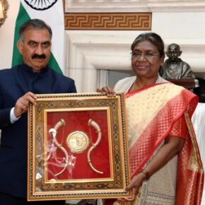 Chief Minister meets the President of India