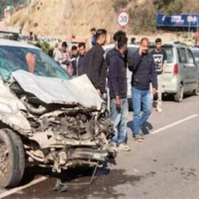 Five killed and four injured as Innova driver  crush nine migrant labourers near Dharampur (Solan)