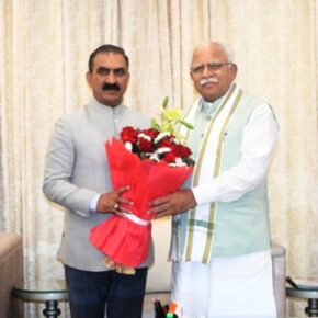 HP CM meets  Haryana CM