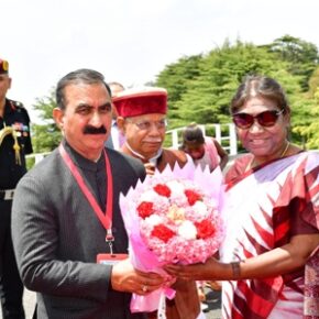 President of India gets rousing welcome during her Shimla visit