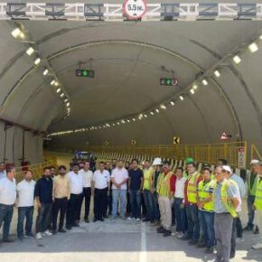 Successful trial of five tunnels on Kiratpur – Manali Four Lane project conducted