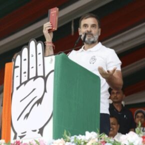 Rahul Gandhi appeals people to defend the constitution