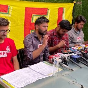 SFI demands inquiry commission in recruitment of teaching faculty by HPU Shimla