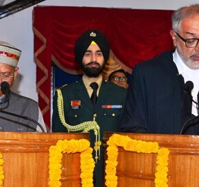 Justice GS Sandhawalia Sworn in Chief Justice of Himachal Pradesh High Court