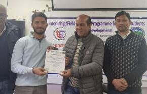 A ten day training programme for HPU, MBA students concludes at Nagwain ( Mandi)