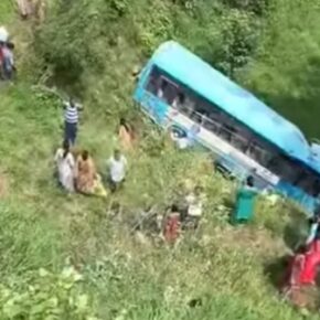 Eight dead, 21 injured as HRTC bus falls into  gorge in Mandi