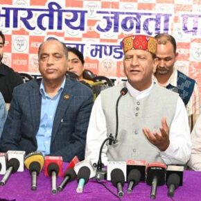 Bindal slams Himachal Govt, calls it’s several decisions ‘Anti-People’, announces BJP campaign