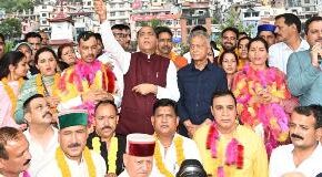 BJP sweeps Mandi Zila Parishad top posts; Amaru Ram elected Chairman